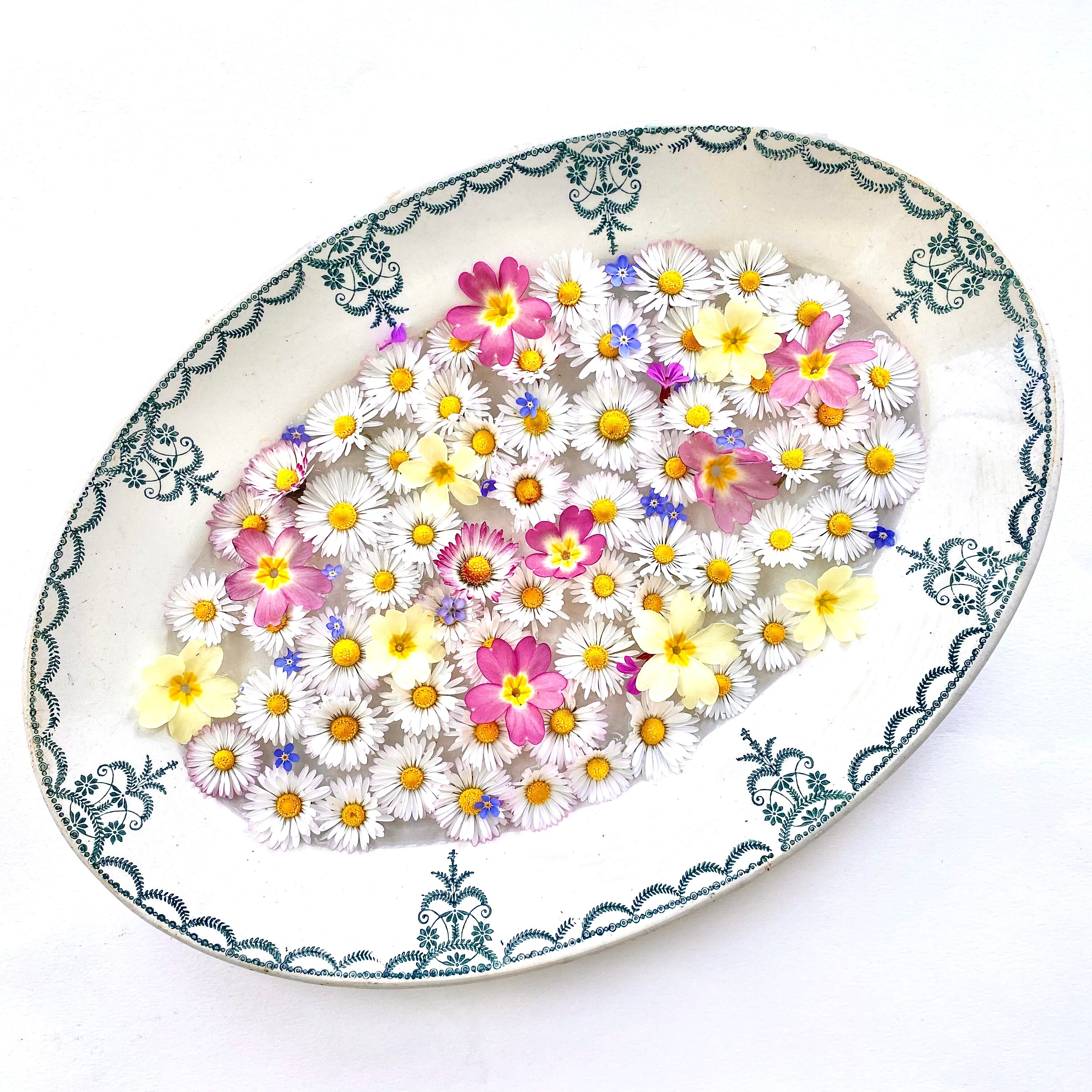Oval service dish Moulin des Loups et Hamage