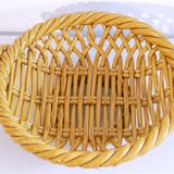 Brawoven ceramic basket from Vallauris