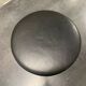 2x Eero Saarinen Tulip Stools black leather Knoll