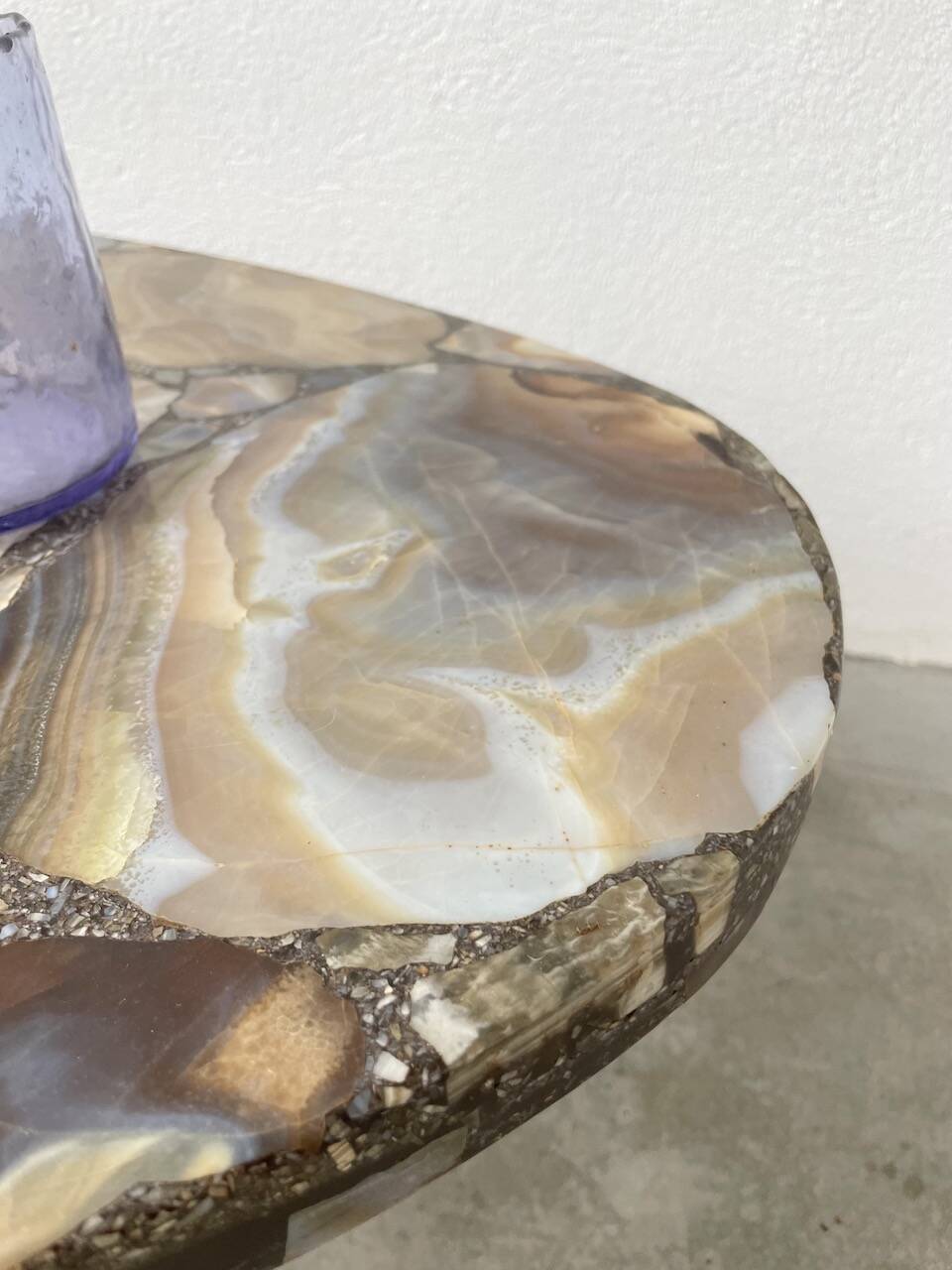 1950s Madagascar aragonite coffee table