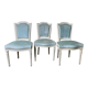 Suite of 3 Louis XVI style chairs
