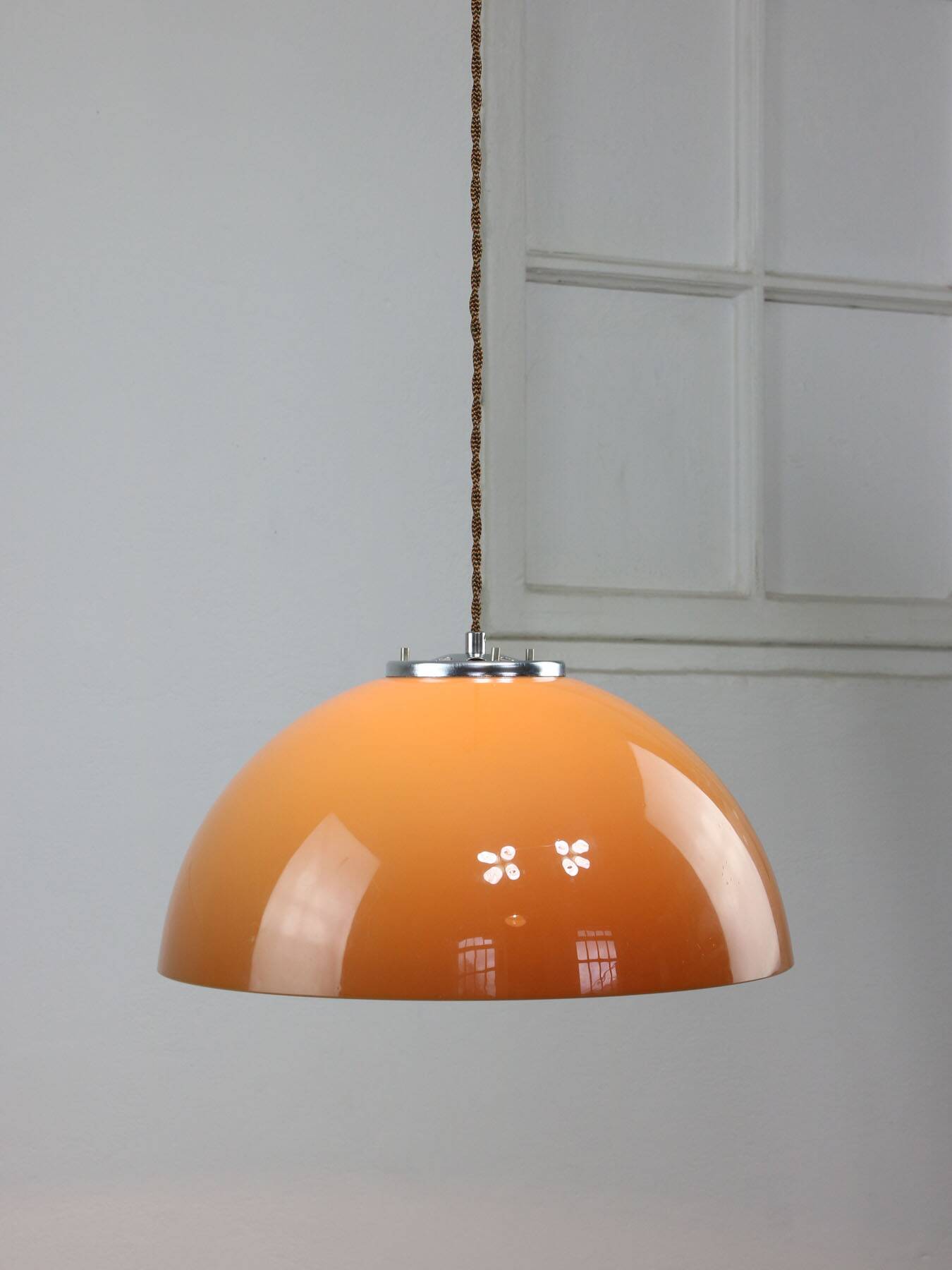 Brown Space Age Pendant Lamp from Guzzini