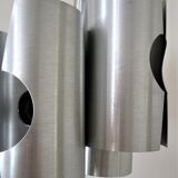 Lustre space age brushed aluminum 70s