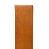 Pair of oak open bookcases