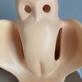 Vintage ceramic owl lamp from the 70s