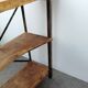 1940s workbench redone in metal and oak board