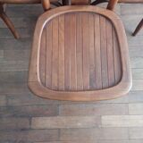 Trio of old bistro chairs