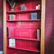 Antique solid wood library refurbished