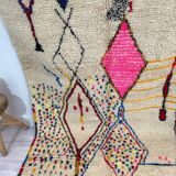 Handmade wool Berber rug 260 X 160 CM