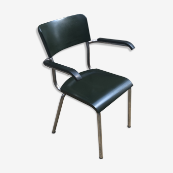 Fauteuil de bureau moderniste design René Herbst