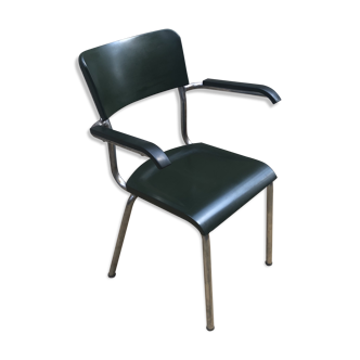 Fauteuil de bureau moderniste design René Herbst