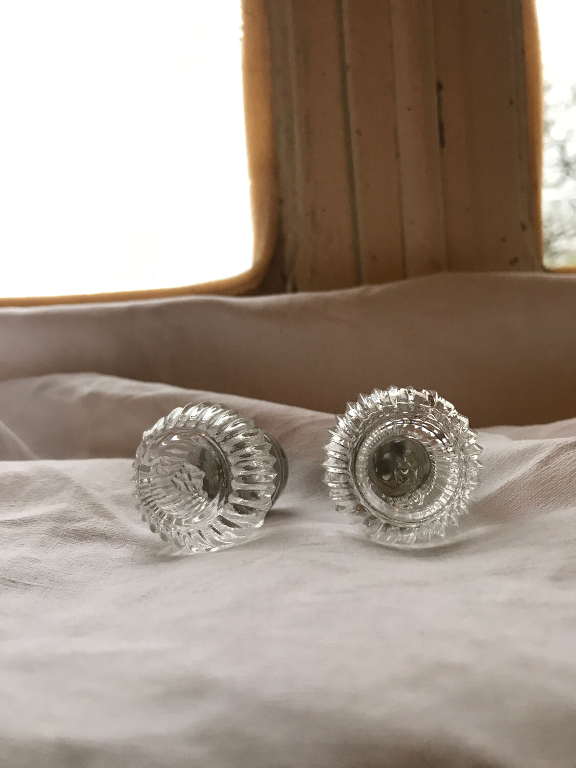 New vintage salt shaker and pepper shaker