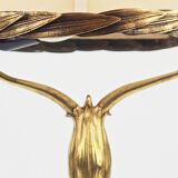 Bronze art nouveau lamp