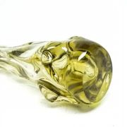 Sekacz vase, crumpled glass, Huta Wołomin, Poland, 1980s