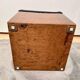 Art Deco Cubic Stool in Walnut Veneer, France, 1930s