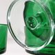 6 translucent green champagne glasses, Cavalier Luminarc dessert glasses