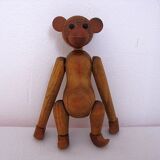 Figurine de singe en teck Danemark 1970