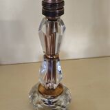 1940s lamp base, cut glass base