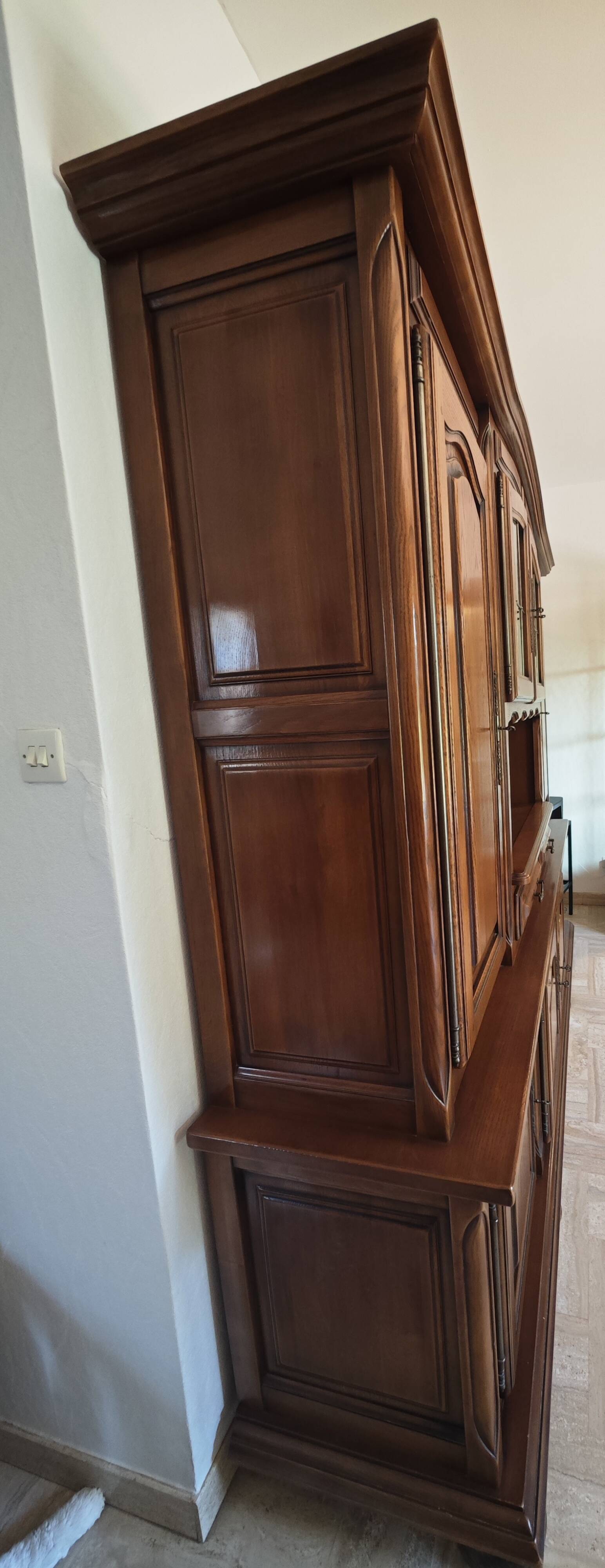 Solid oak dining room sideboard