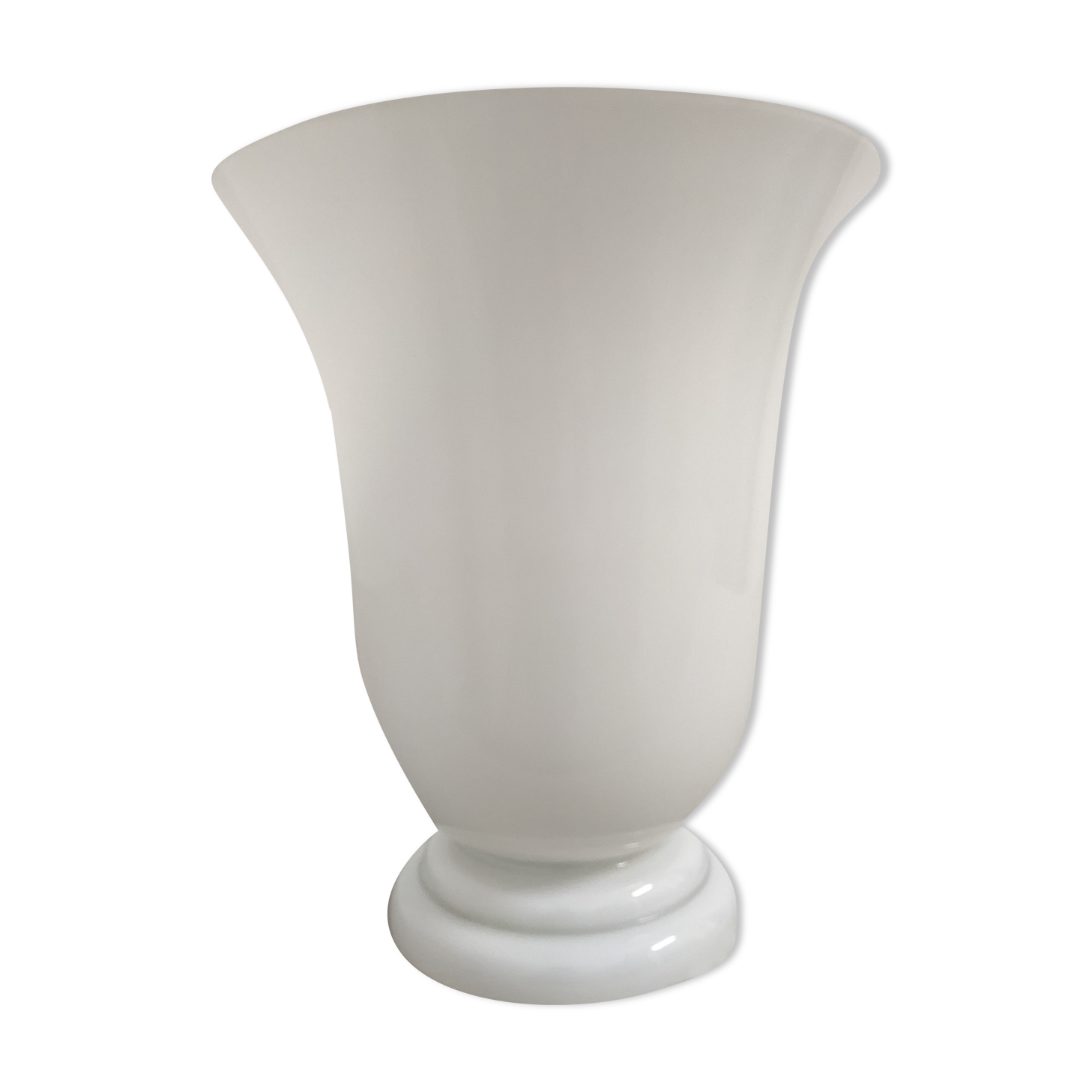 White opaline mood lamp from the 60s/70s
