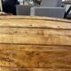 Vintage wooden toy chest trunk