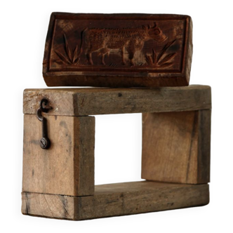 Butter mold, folk art