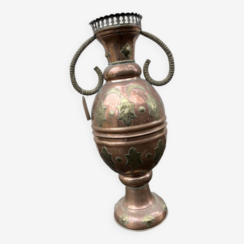 Large copper vase
