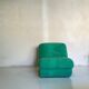 70s velvet armchair Roche Bobois
