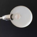 Lampe à poser articulée sur flexible métal chromé vintage 70's