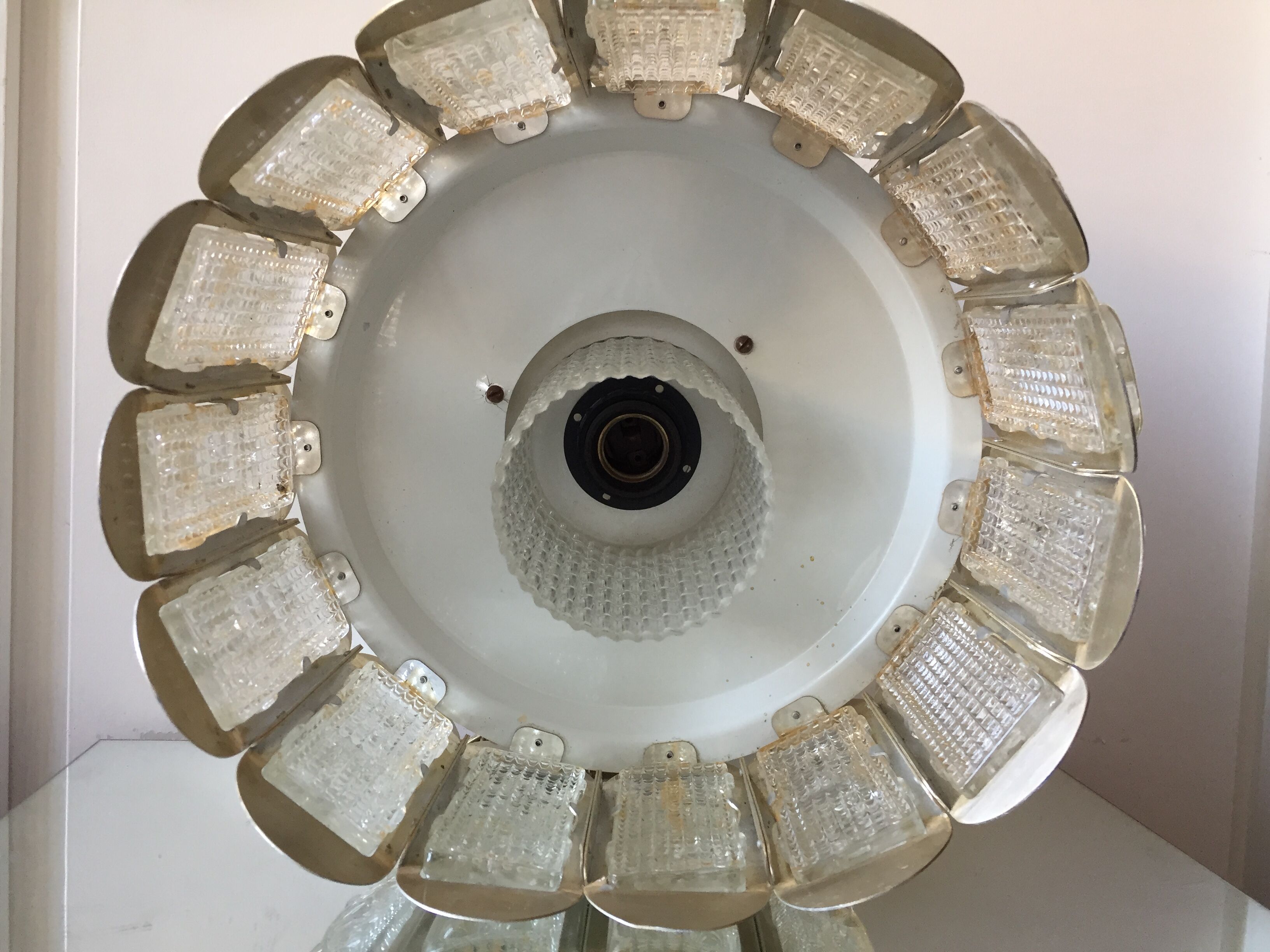 Scandinavian hanging lamp 1960