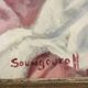 Anatola Soungouroff - Huile originale - Portrait touchant - 1967