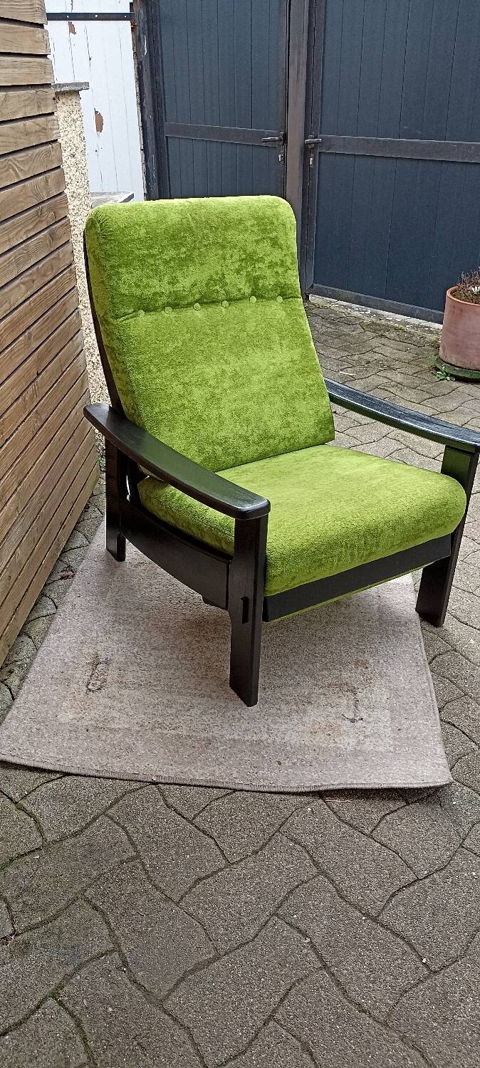 Vintage reclining armchair