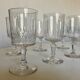 Set of 6 glasses water in crystal Baccarat 19th