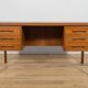 Mid-Century Freestanding Teak Desk, Denmark, 1960s