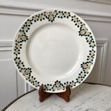 Round earthenware dish New Givors model "Rita" 30s