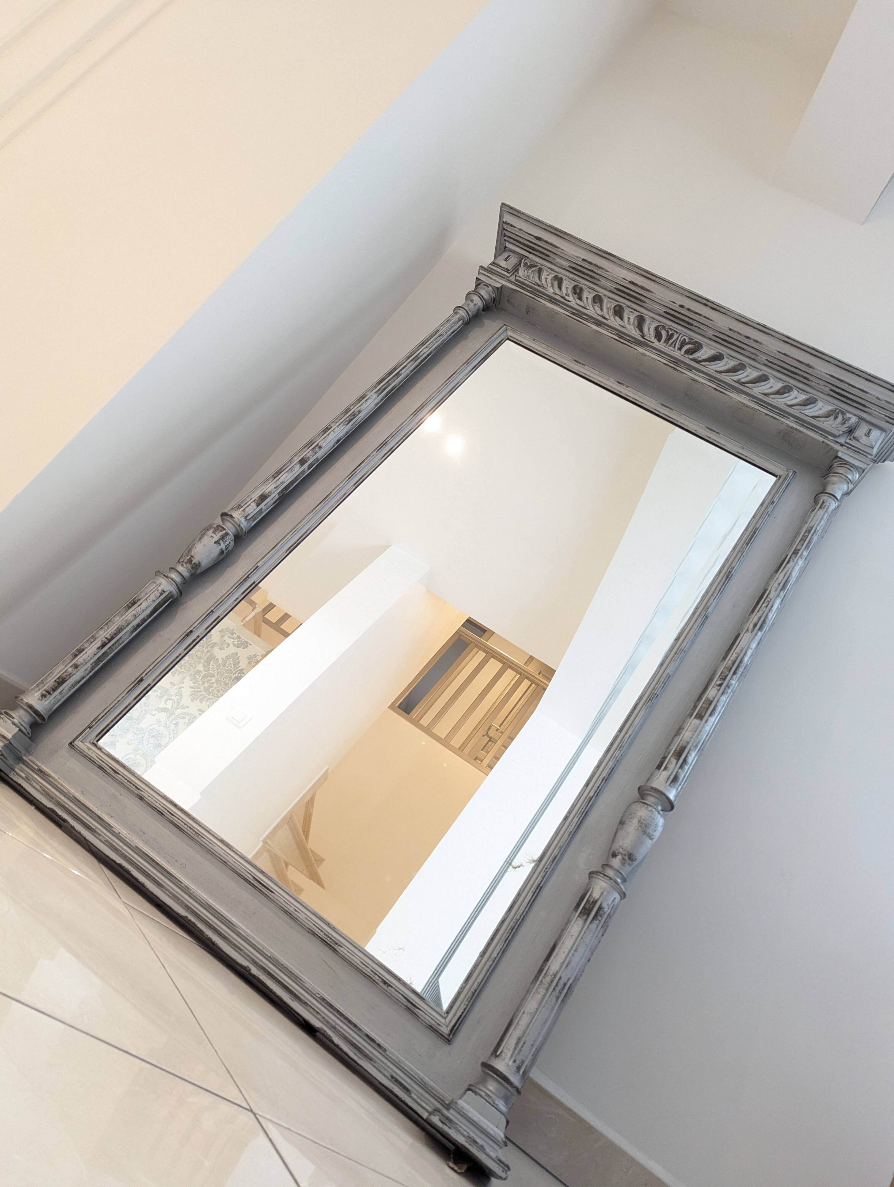 Renovated antique mirror