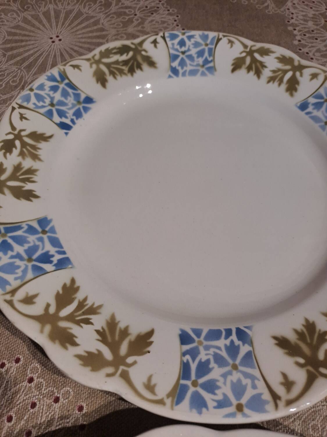 8 flat plates KG Lunéville