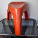 Red Elephant Stool by Vilmer, Spain, 1980