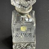 Decanter with handle frame Crystal factory A H (Western Germany)