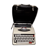 Machine à écrire, brunsviga, olivetti,  avec sa valise