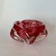 Pink Bowl by Jozef Hospodka for Chribska Sklarna, 1960s