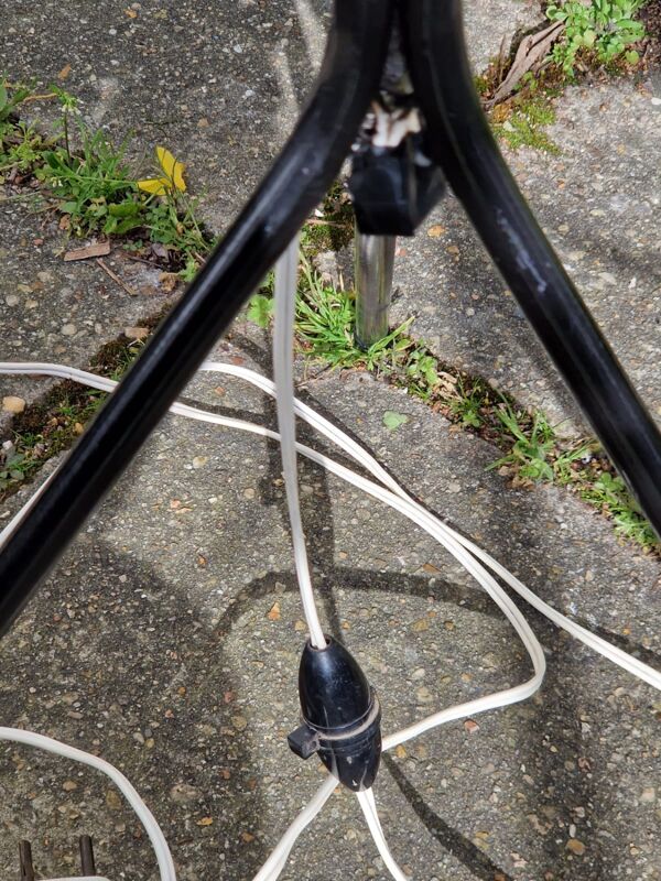 Lampadaire scoubidou 1960