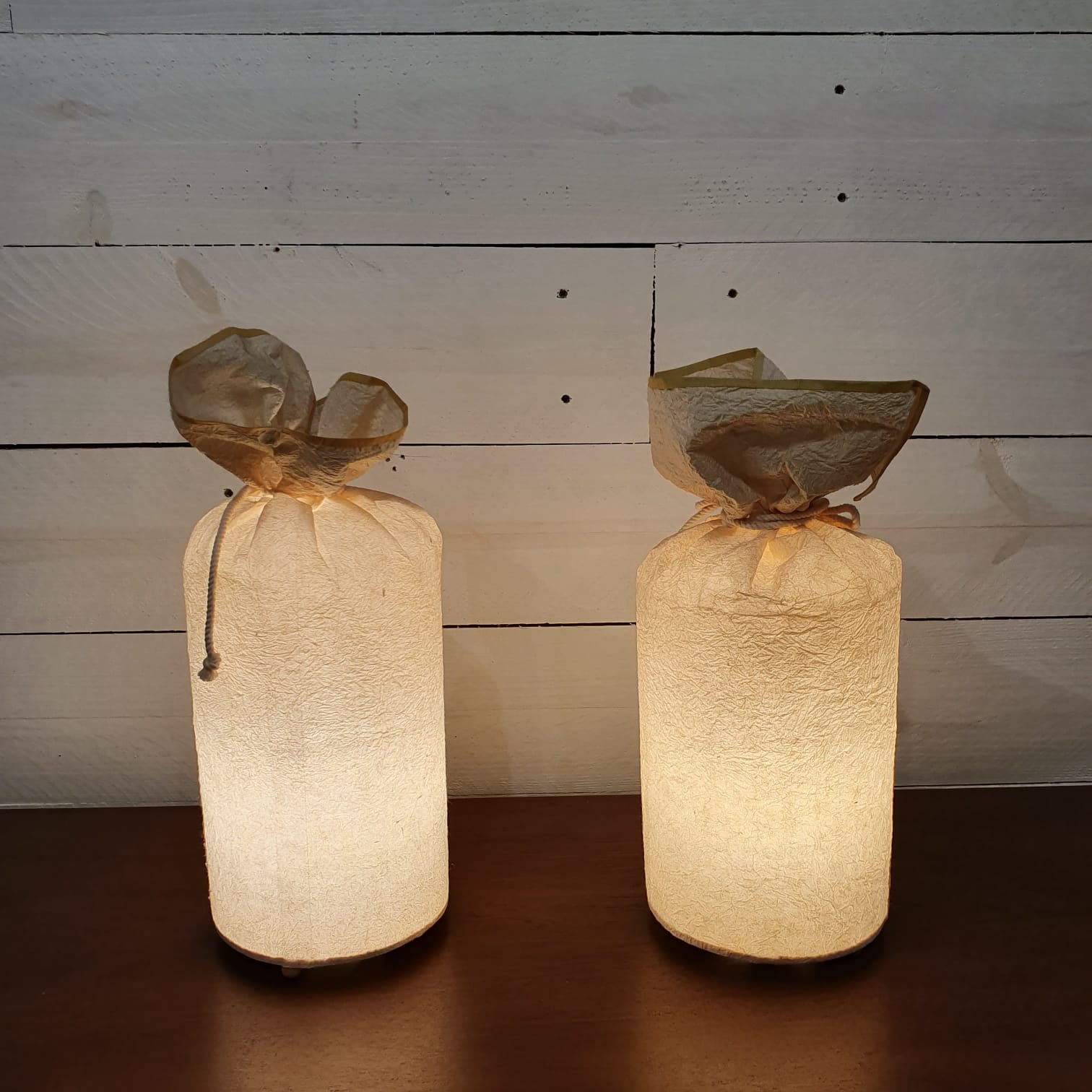 Rice paper candy lamps Japan 1990