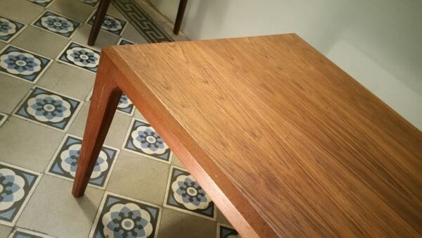 Table basse scandinave année 50 60 Johannes Anderson par SILKEBORG