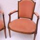 Paire de fauteuils cabriolet de style Louis XVI