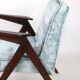 Light blue bunny armchair by józef chierowski, 1970s