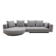 MINOTTI Round Large Chaise Longue Sofa