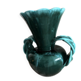 Mid-Century Vallauris Flamed Ceramic Amphora Vase by Louis Giraud