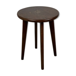 tabouret en bois vintage