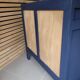 Vintage art deco chest of drawers fluted feet